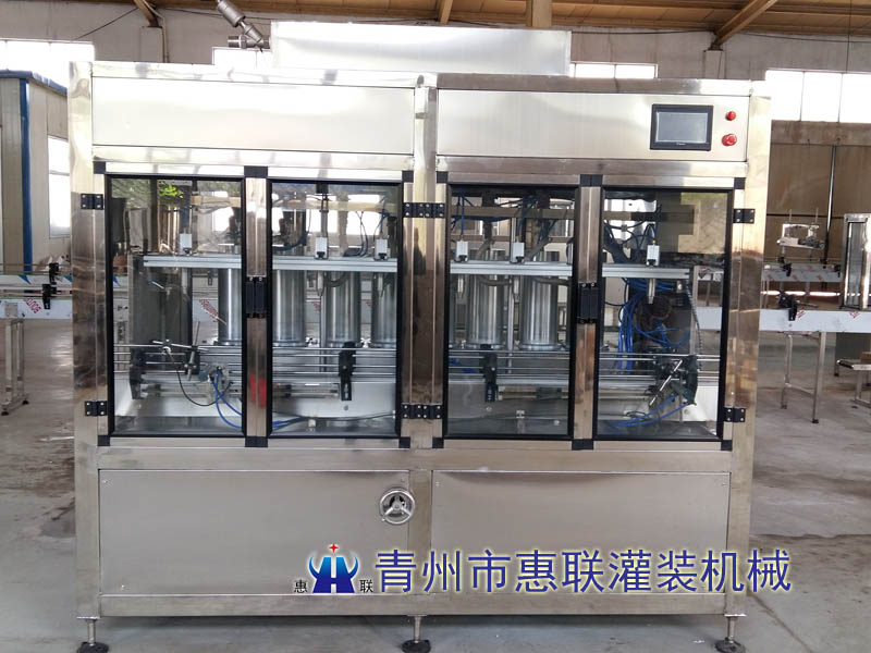 全自動(dòng)活塞式洗衣液灌裝機(jī)